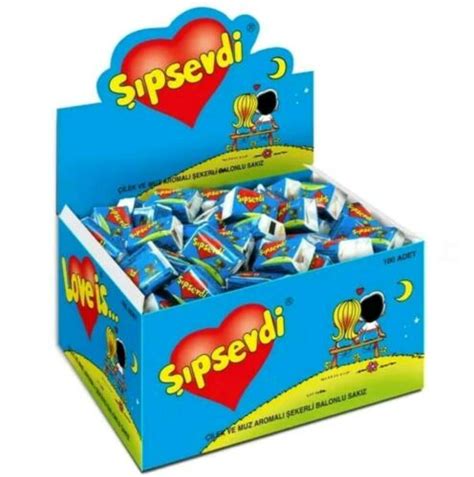 100 LOVE IS... Chewing Bubble Gum Strawberry Banana - Full Box | eBay