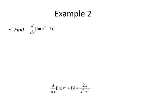 Ppt Derivatives Of Logarithmic Functions Powerpoint Presentation Free Download Id6330596