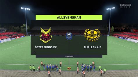 Östersunds FK vs Mjällby AIF Allsvenskan 22 11 2021 Fifa 22