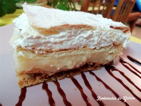 Milhojas De Merengue Y Crema Pastelera Lambonadasdegalicia