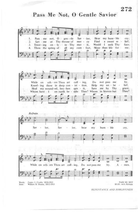 African Methodist Episcopal Church Hymnal 272 Pass Me Not O Gentle Savior