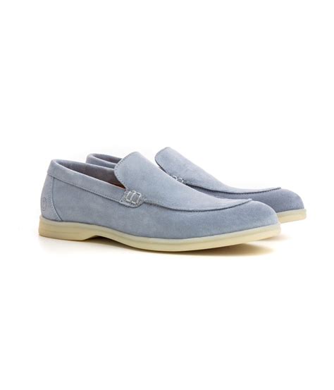 Mocassin Cuir Nubuck Ciel Homme Marque De Qualit Europann