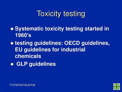 Ppt Principles Of Occupational Toxicology 2 Types Of Toxicity