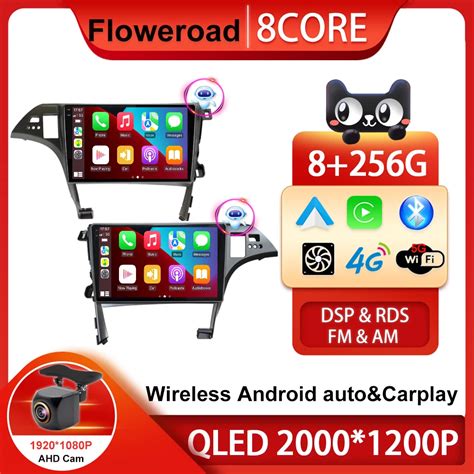 FYT7862 Android 13 QLED 8G 256G For Toyota Prius XW30 2009 2015 Car