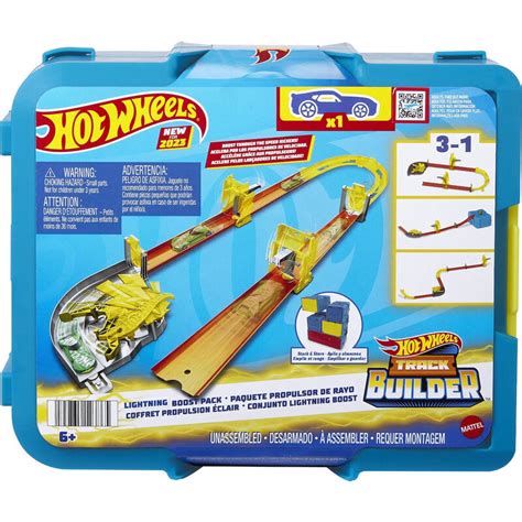 Hot Wheels Track Builder Lightning Boost Pack Hnn Fantom Toys