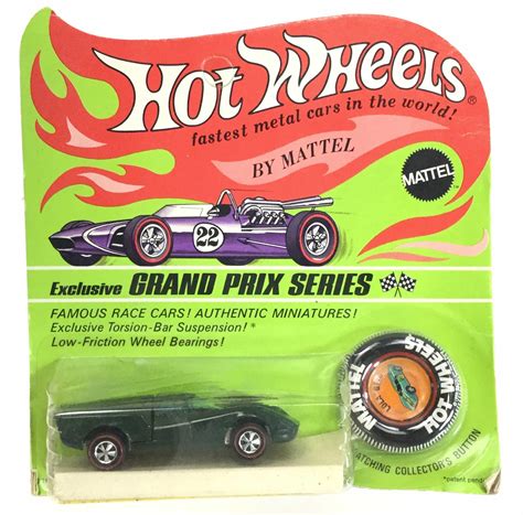 Lot Hot Wheels Redline Lola GT In Green