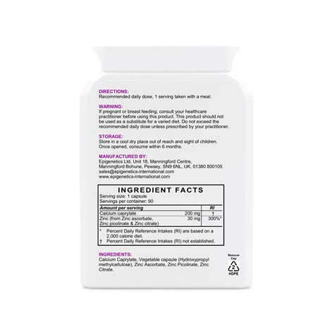 Caprylic Acid Plus pack of 90 capsules - Epigenetics