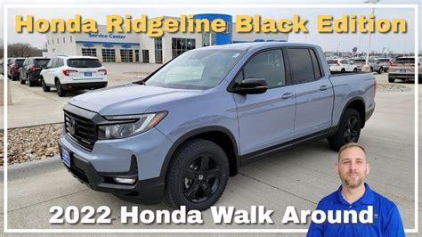 2022 Honda Ridgeline Black Edition Walkaround Review Sonic Gray Pearl