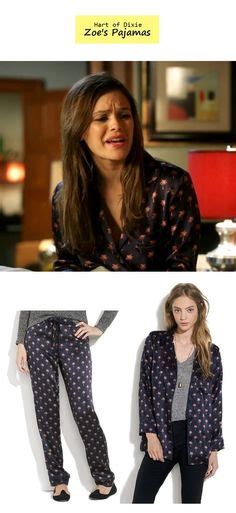 On the blog: Zoe's (Rachel Bilson) navy silk pajamas with palm print ...