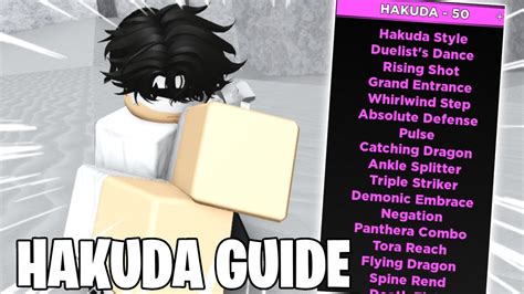 Type Soul The Ultimate Hakuda Guide Youtube