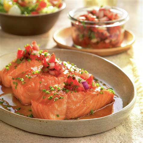 Salmón al horno con salsa teriyaki