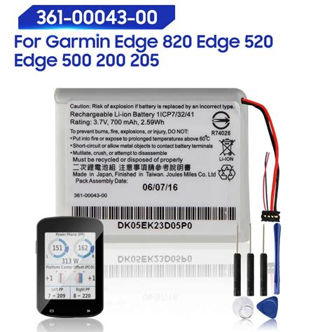 Original Replacement Battery For Garmin Edge820 Edge 520 Plus Edge 500