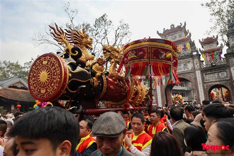 Làng Đồng Kỵ Bắc Ninh tưng bừng rước đại pháo ngày mùng 4 Tết