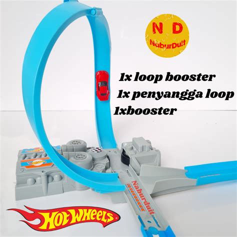 Jual Hot Wheels Booster Loop Figure Race Way Untuk Jalur Balapan Race Ori Shopee Indonesia
