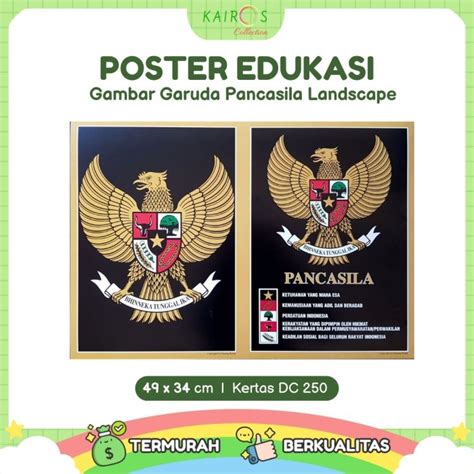 Jual Poster Edukasi Garuda Pancasila Landscape - Kota Surabaya - Kairos ...