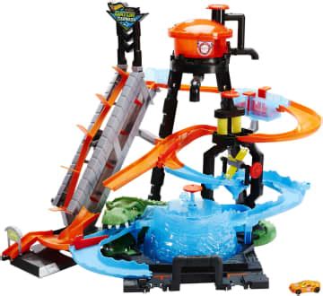 Hot Wheels Ultimate Gator Car Wash Play Set Mattel