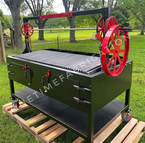 Santa Maria Grill Argentina Gaucho Grill Rolling Cart Etsy