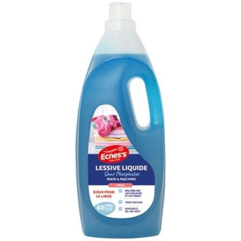 ECNESS Lessive Liquide Ecness Sans Phosphate 2L Leroy Merlin