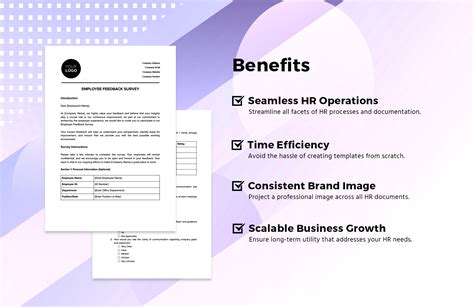 Employee Feedback Survey HR Template in Word, PDF, Google Docs - Download | Template.net