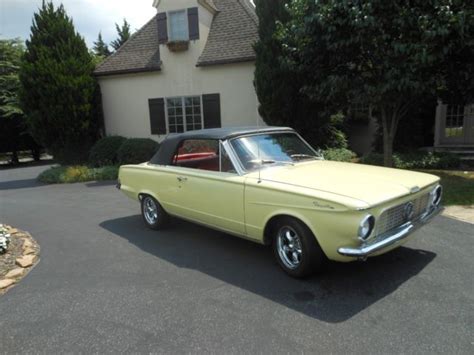 963 Plymouth Valiant Convertible For Sale Photos Technical