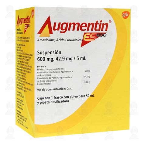 Augmentin ES 600mg 42 9 5ml Suspensión 50 ml