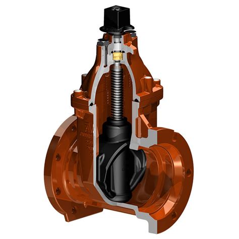 Series 45 Ductile Iron Resilient Seat Gate Valves With Awwa C509 Wall Thickness Ti Sales