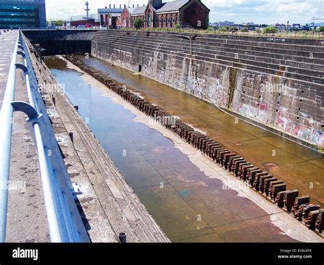 Thompsons Dry Graving Dock Belfast Where Many Ships Including The