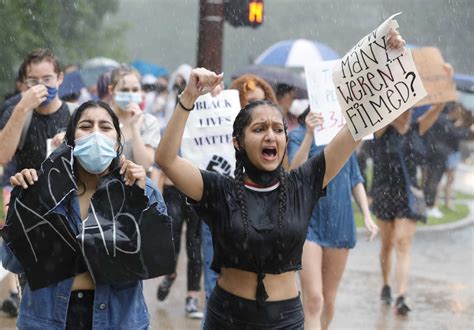 March Led By The Woodlands Youth Honors George Floyd