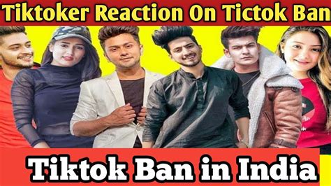 Tiktokers Reaction On Tictok Ban 🔥🔥 Tiktok Star Reaction Tiktoker