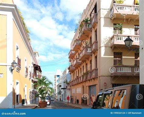 Edificios Coloridos En El Casco Antiguo De San Juan Puerto Rico Imagen