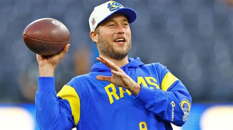 Rams Sean Mcvay Says Matthew Stafford Will Be Ready To Roll For