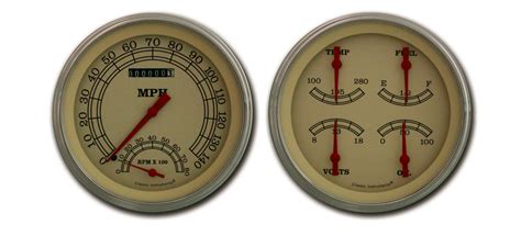 Vt Slf Classic Instruments Vintage Gauge Set Speedtachular