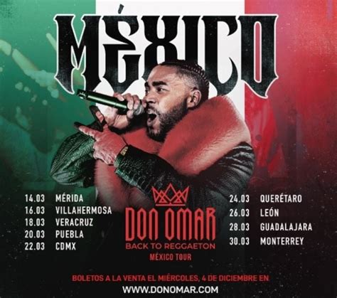 King of Kings El puertorriqueño Don Omar confirma tour en México y