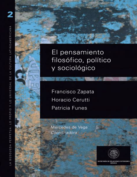 El Pensamiento filosófico político y sociológico SRE