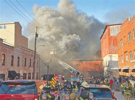 3-Alarm Building Fire in Downtown Frederick | Fire News