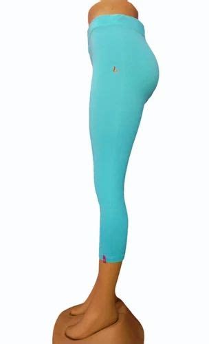 Sky Blue Women Lycra Cotton Capri 180 Gsm Size Medium At Rs 170