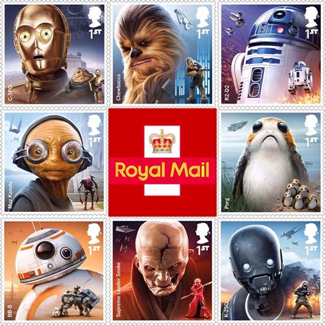 Royal Mail Unveils New Set Of Star Wars Themed Stamps The Star Wars