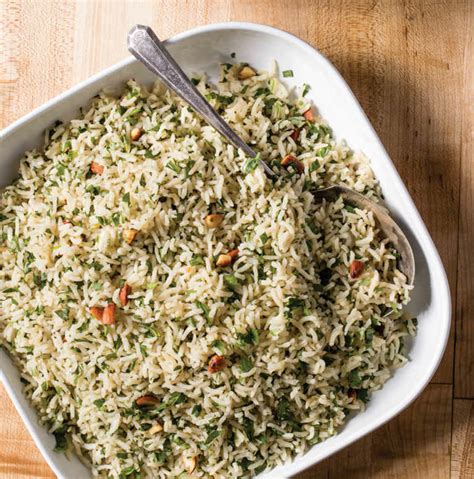 Herbed rice pilaf with almonds recipe – Recipe