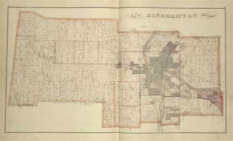 Map Of Binghamton Township Nypl Digital Collections