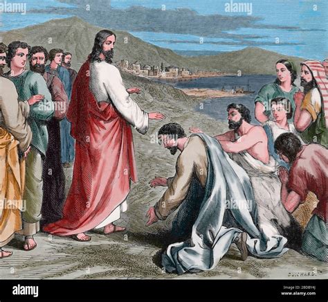 Jesus healing sick hi-res stock photography and images - Alamy