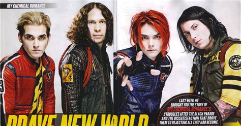 My Romance Is Chemical Kerrang Magazines Interview With My Chemical