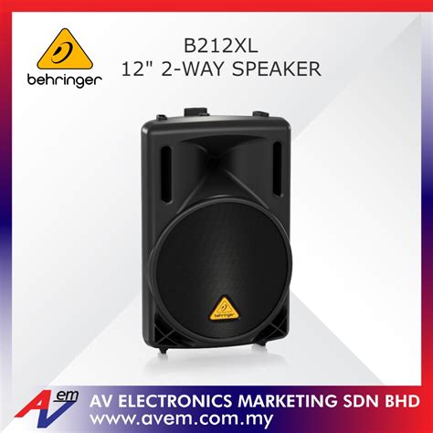 Behringer Eurolive B Xl Watt Way Pa Speaker System With