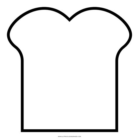 Toast Coloring Pages