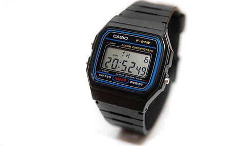 Casio F 91w The Classic Quartz Digital Watch Icon Magazine