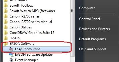 Epson Easy Photo Print Software L220 ~ Gigisik