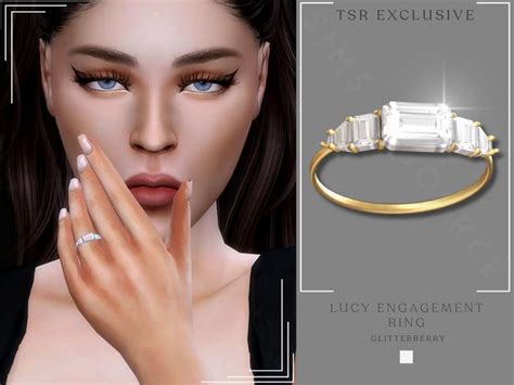 The Sims Resource Lucy Engagement Ring In 2024 Engagement Rings