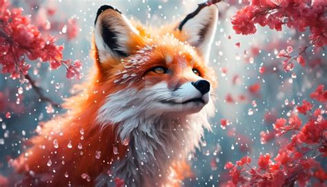 red fox wallpaper in winter animal HD digital art by xRebelYellx on ...