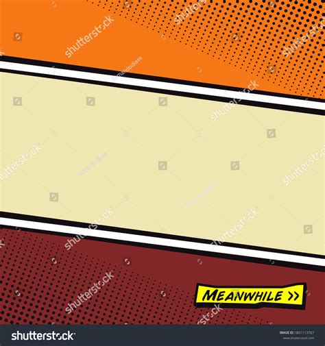 Standard Page Template Comic Book Concept Stock Vector (Royalty Free ...