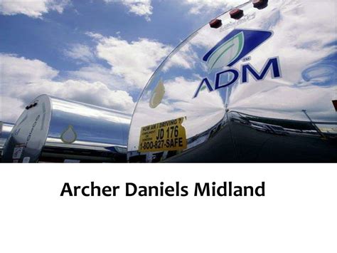 Ppt Archer Daniels Midland Powerpoint Presentation Free Download