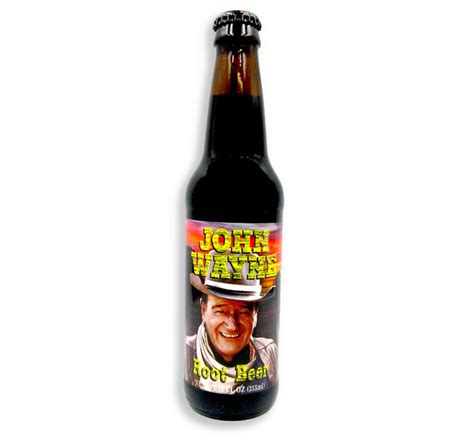 Fresh 12oz John Wayne Root Beer Soda Emporium